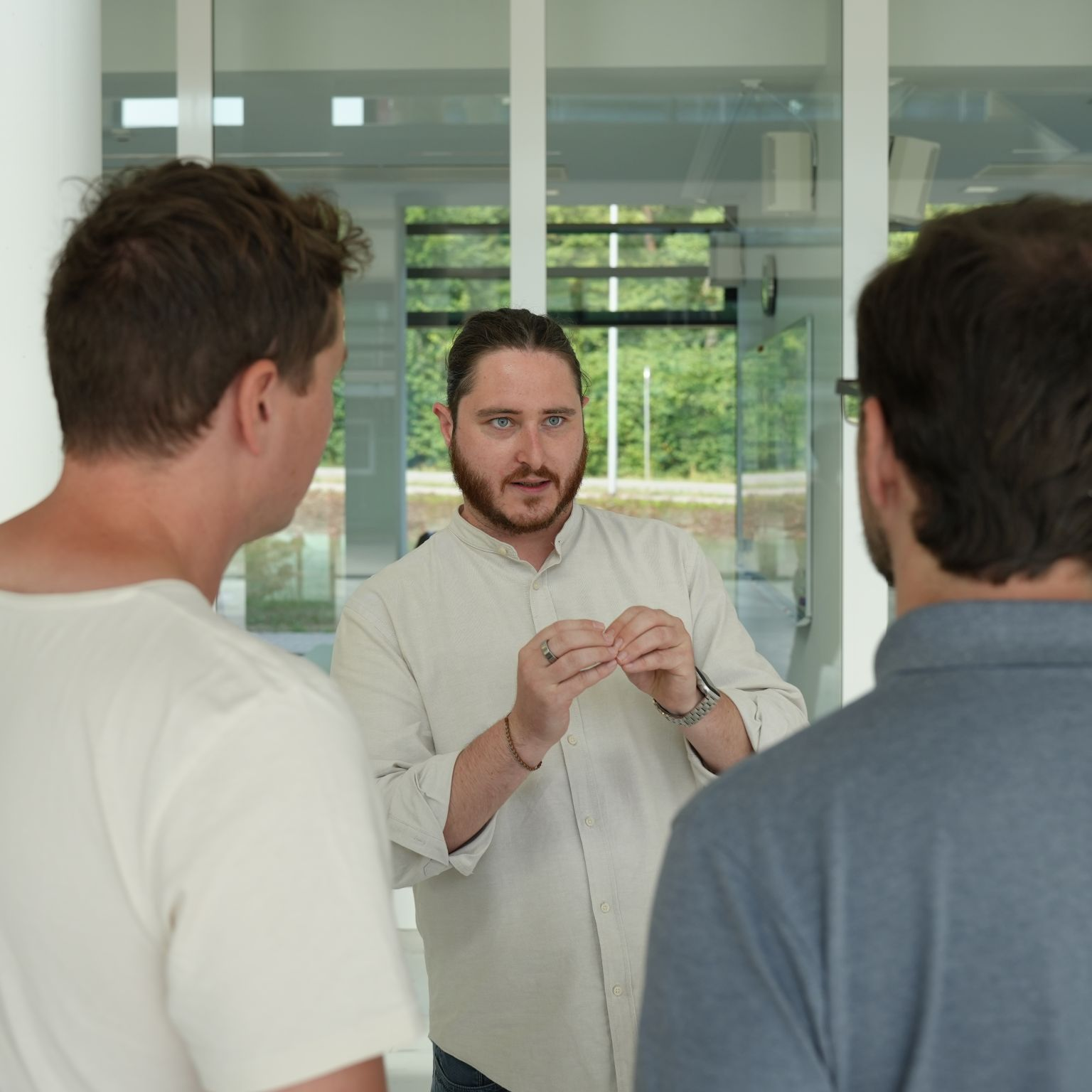 Maximilian Wolf visiting QuantPi - Quantum computing and technology transfer